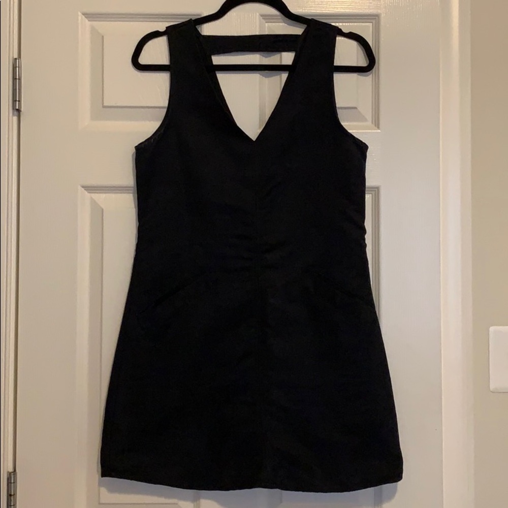 Suede Sleeveless Dress (with pockets!)